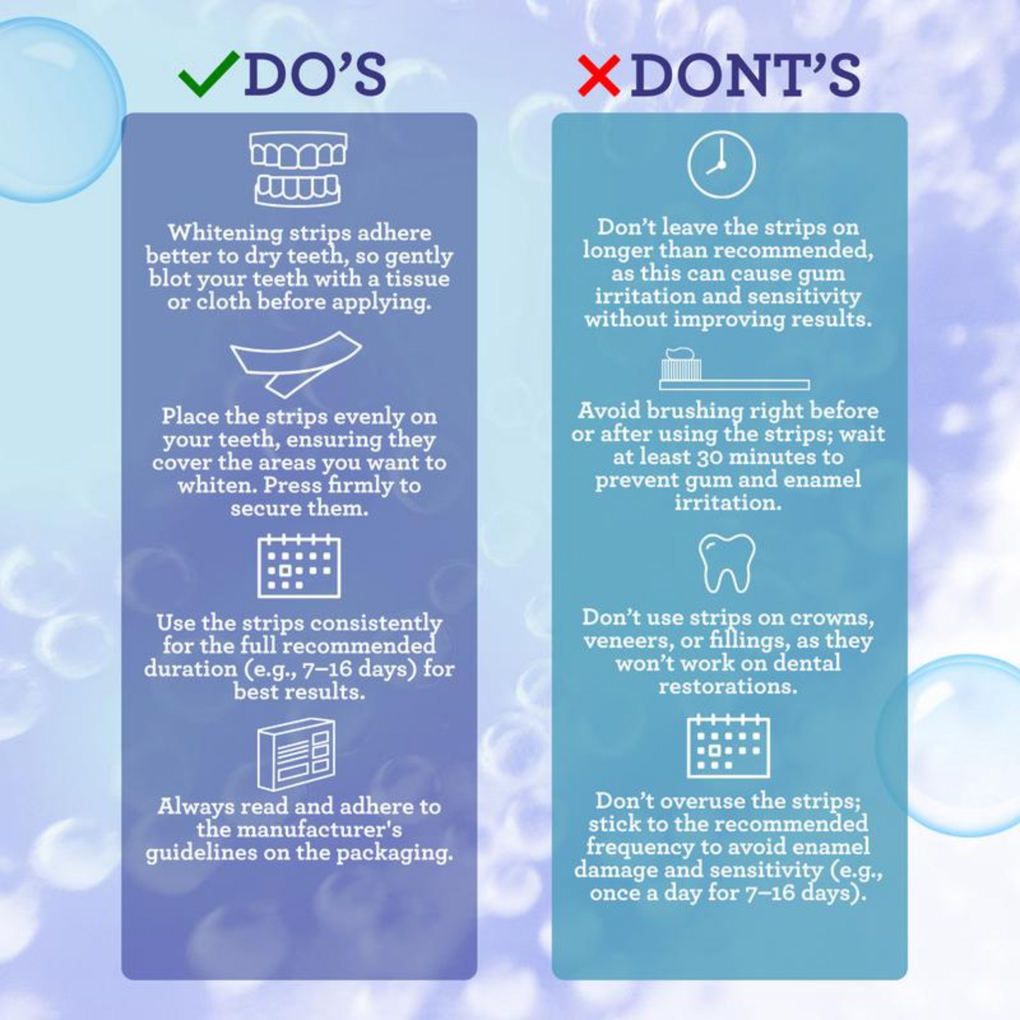 WeekWhite™ Strips by VIMVY