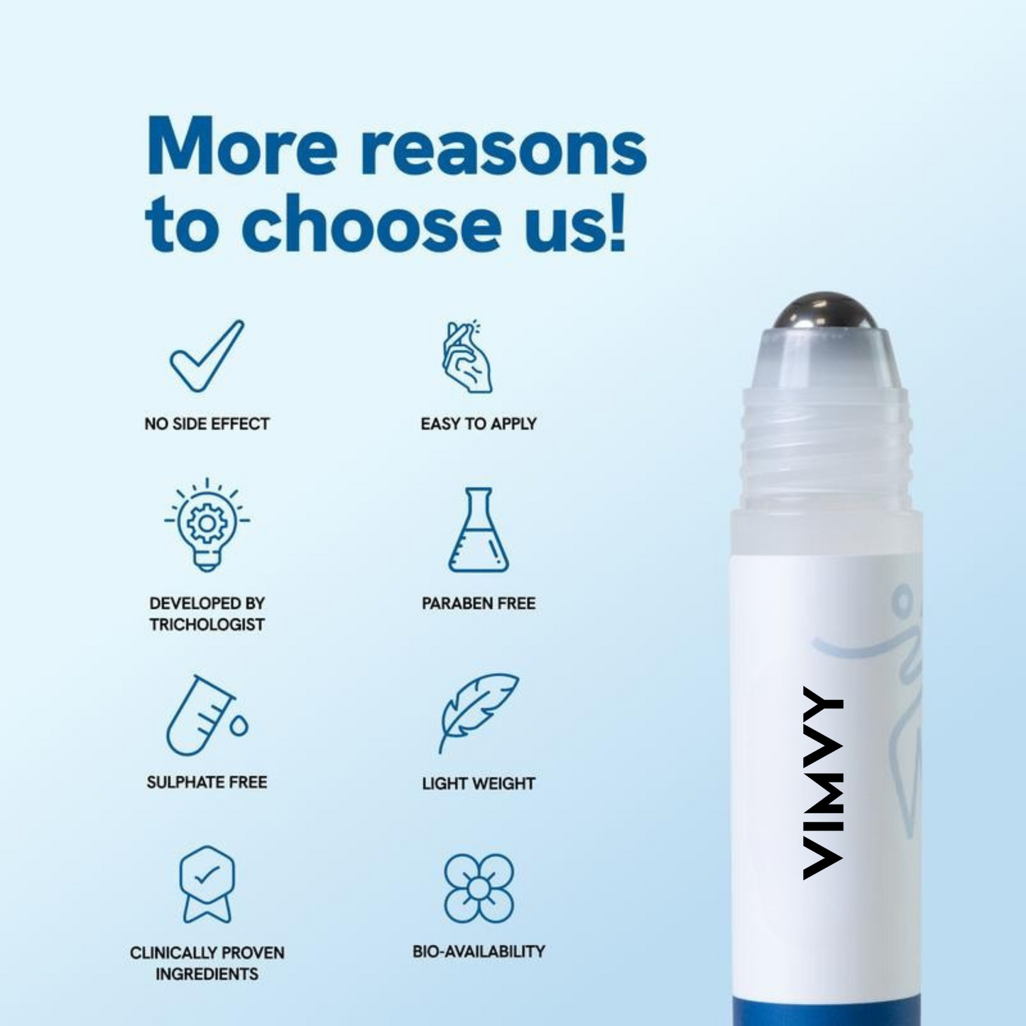 RootRush™ Precision Hair Regrowth Serum Roll-On