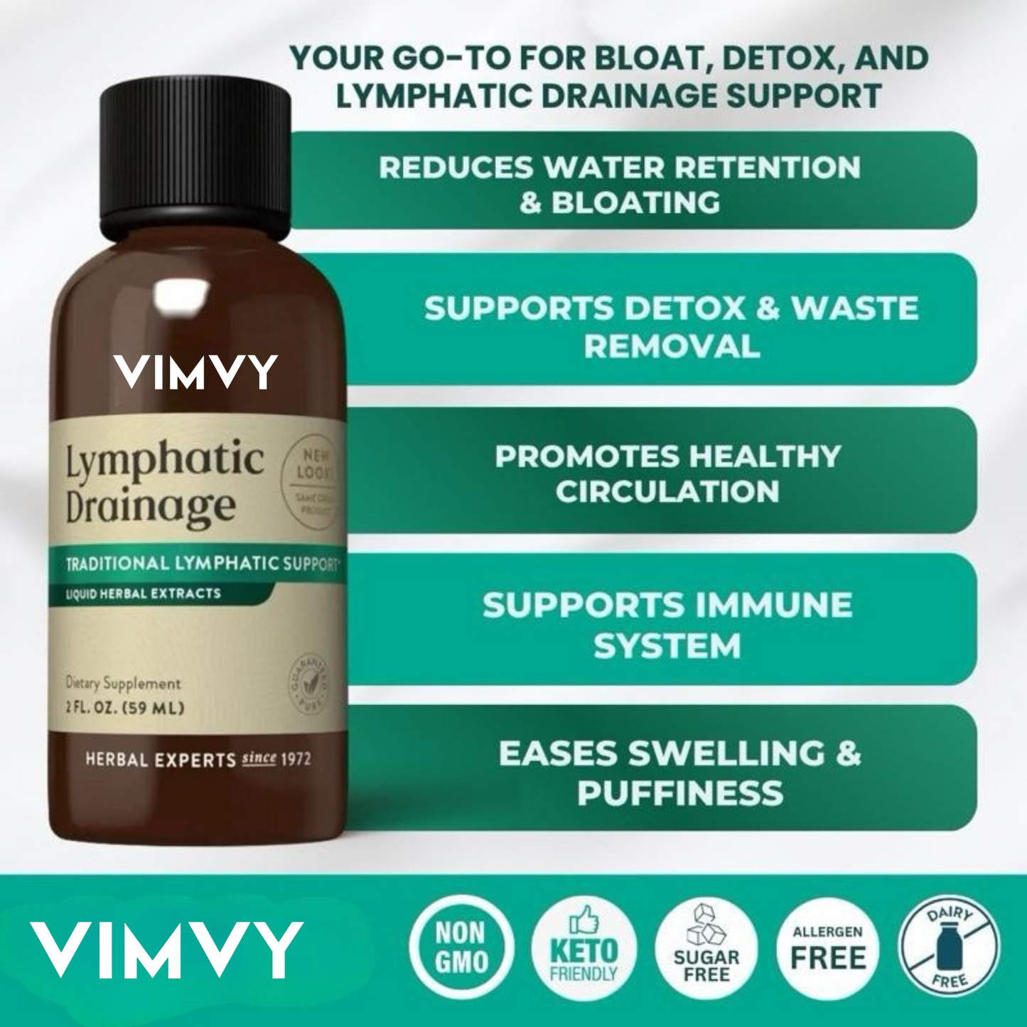 Lymphatic Drainage Supplement by VIMVY™