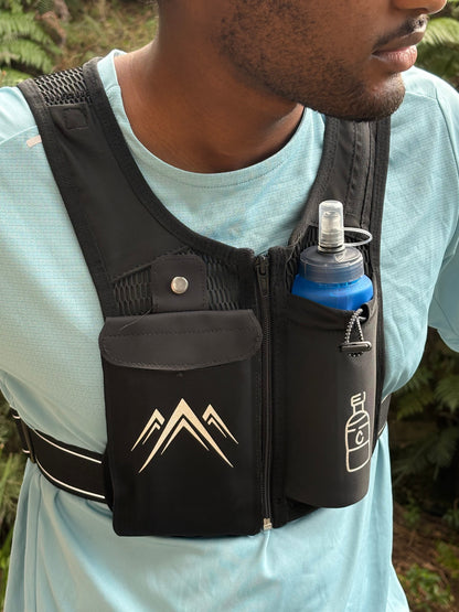 Bounce Free Storage for Your Phone, Hydration & Fuel - CarryLite Running Vest